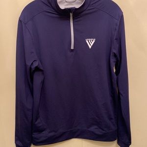 Levelwear, Mens size small, navy blue with grey lining.